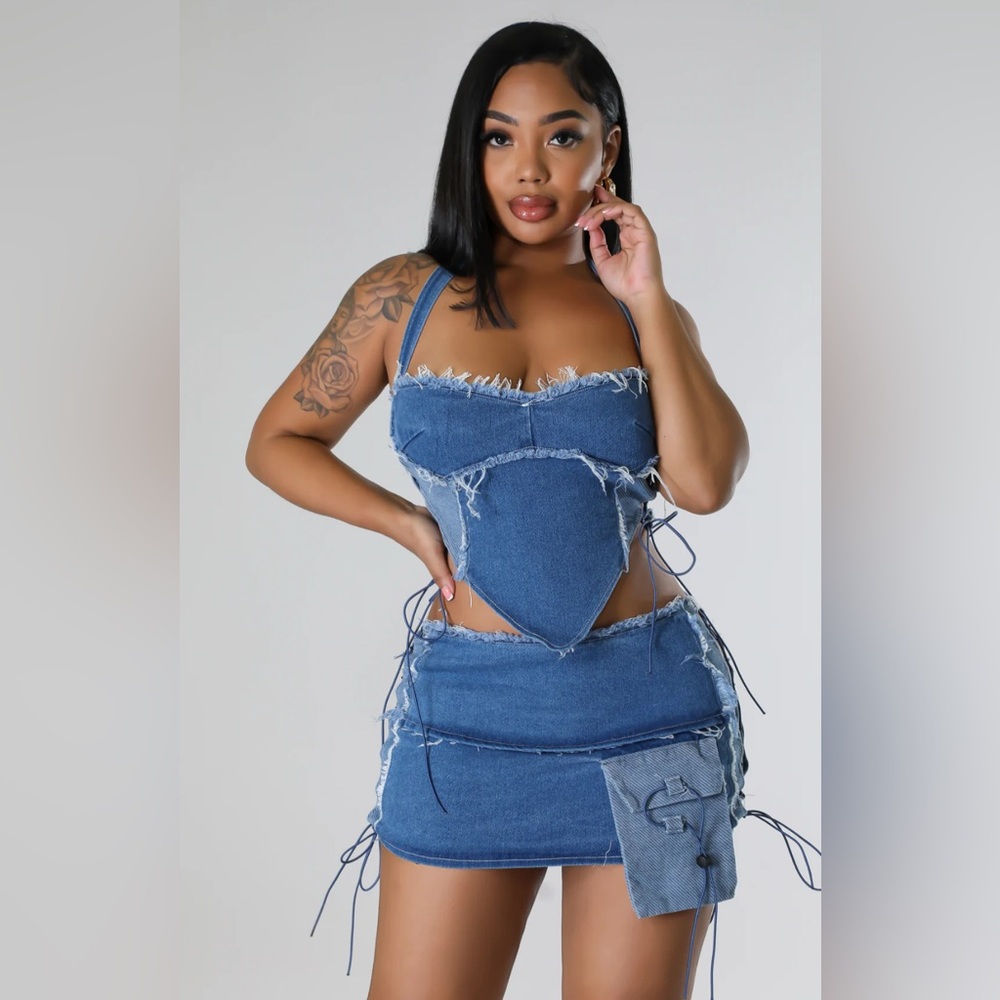 Baddie Denim Set!